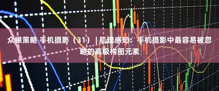 众银策略 手机摄影（31） | 肌理感知：手机摄影中最容易被忽略的高级构图元素